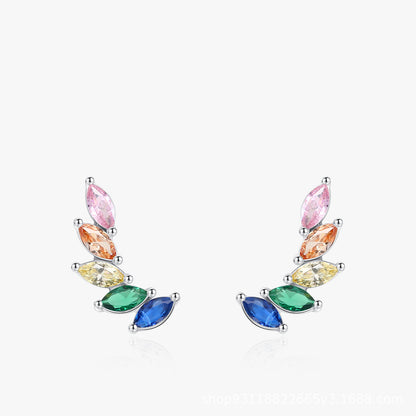 Rainbow Wings Earrings