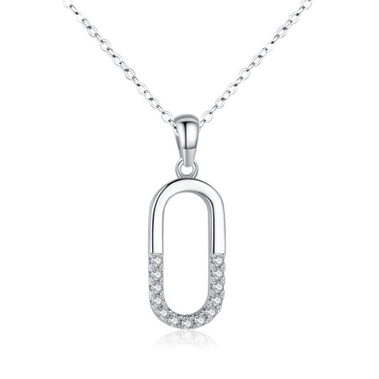 Women's Fashion Temperament Sterling Silver Pendant Necklace