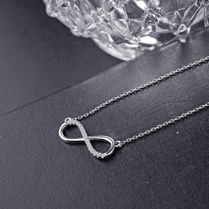 Silver Women's Infinity Necklace, Jewelry, Pendant