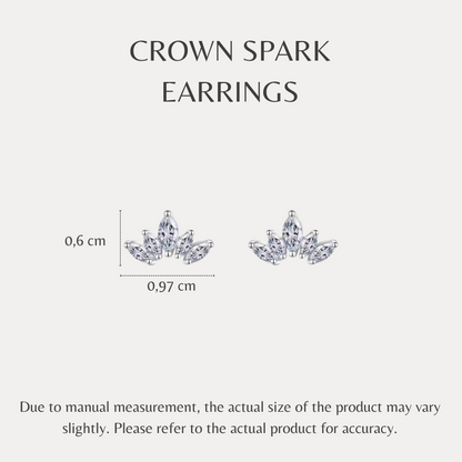 Crown Spark Earrings