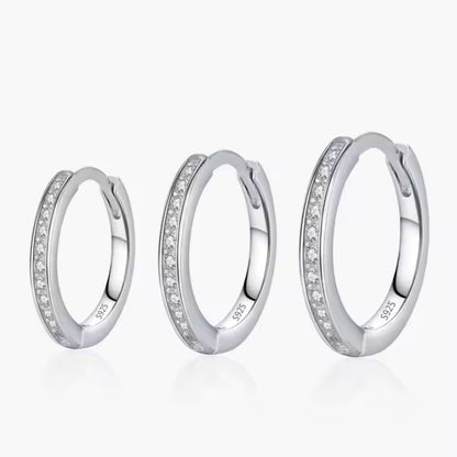 Sparkle Hoop Earrings – Your Size, Your Style