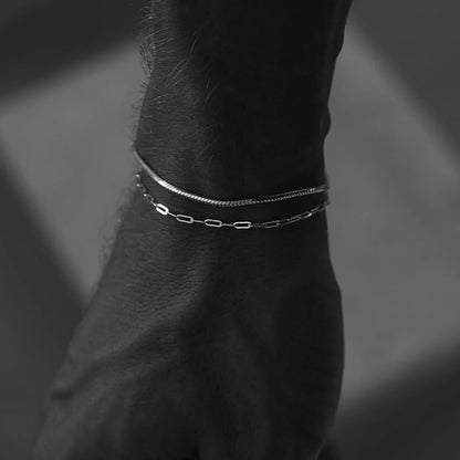 Hip Hop Cool Clip Chain Bracelet