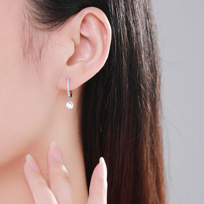 Chic Drop Hoop Earrings