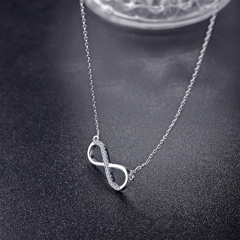 Silver Women's Infinity Necklace, Jewelry, Pendant