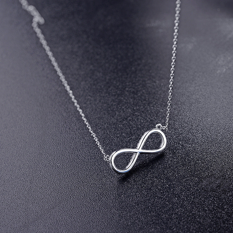 Silver Women's Infinity Necklace, Jewelry, Pendant