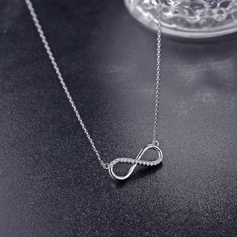 Silver Women's Infinity Necklace, Jewelry, Pendant